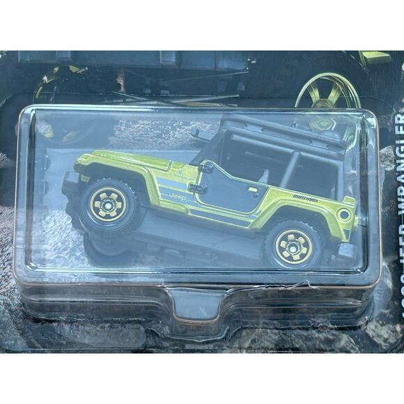 Matchbox 1998 Jeep Wrangler Anniversary Edition Green Diecast SUV New - Picture 3 of 3